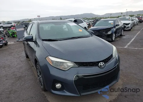 2015 Toyota Corolla S Plus z USA, uszkodzony, nr VIN 5YFBURHEXFP235408